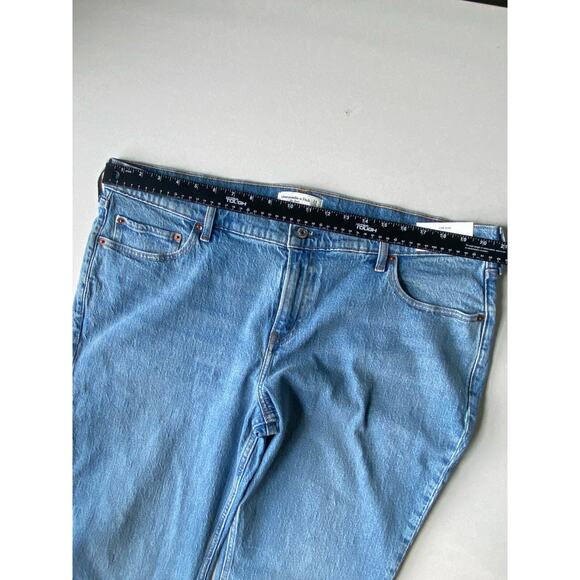 Abercrombie & Fitch Jeans Womens Size 18S Short Low Rise AF The Boot Denim Pants - Picture 8 of 13